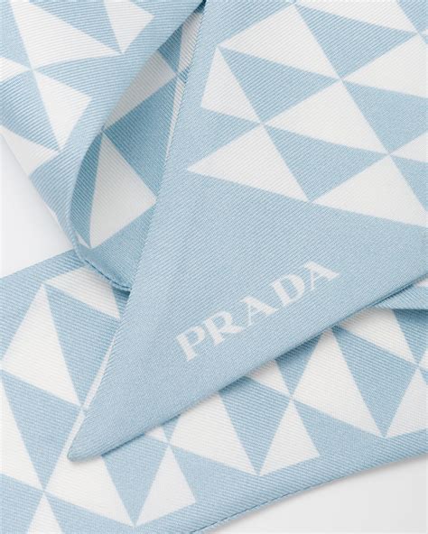 prada mens scarf|prada twill scarf.